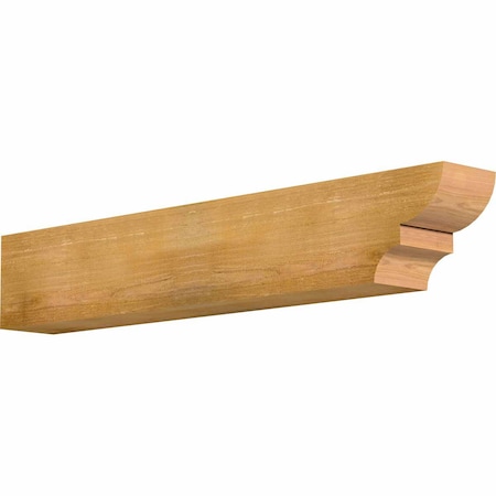 Ekena Millwork Ridgewood Rough Sawn Rafter Tail, Western Red Cedar, 6"W x 8"H x 48"L RFT06X08X48RID00RWR